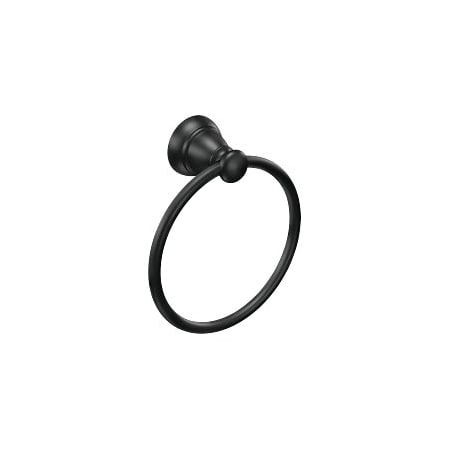 Moen Banbury Towel Ring in Matte Black Y2686BL